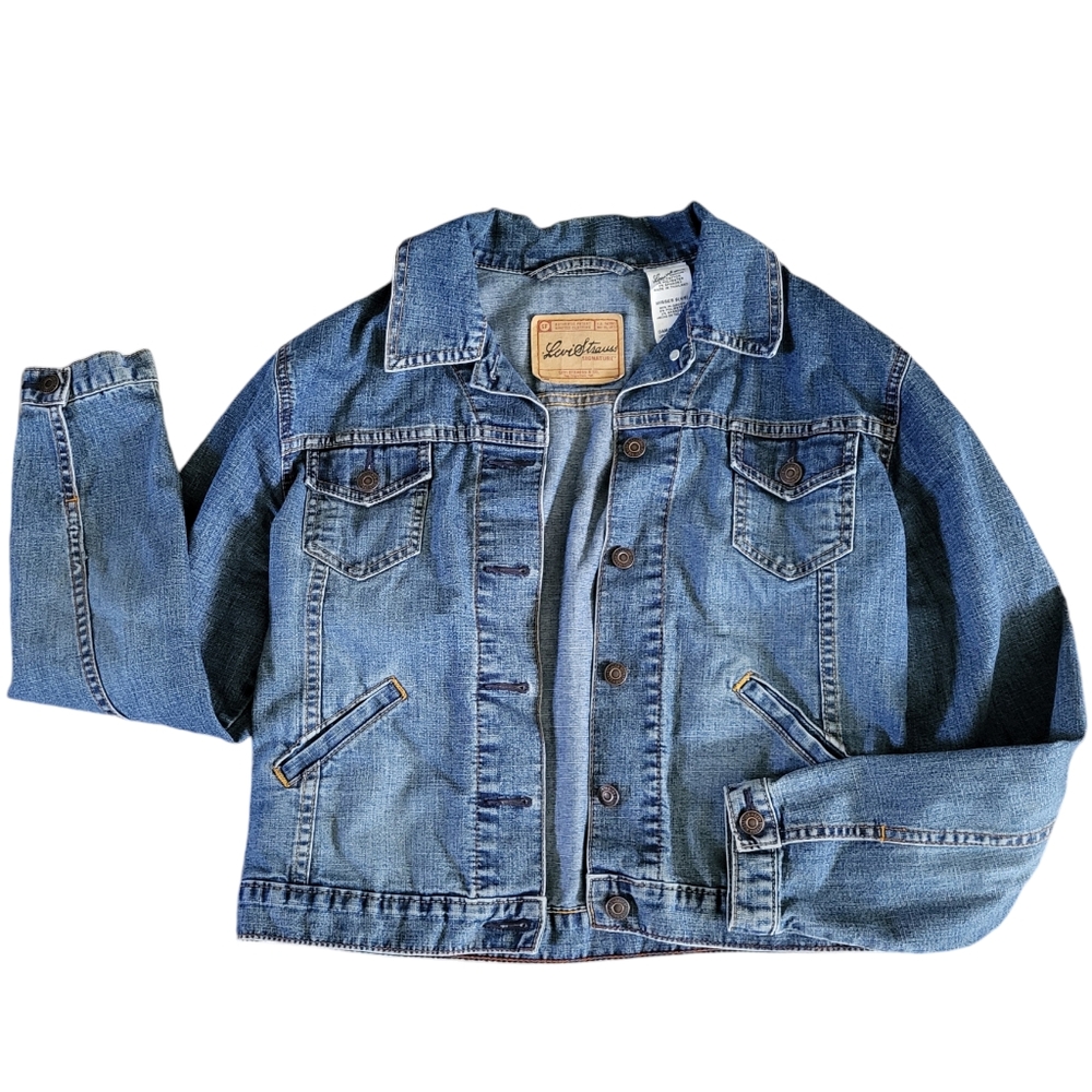 Levis Trucker Jean Jacket Womens S 4 6 Rodeo Western Denim Cowgirl Farm …